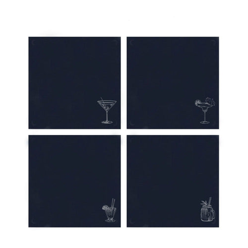 COCKTAIL COASTERS (SET OF 4)
