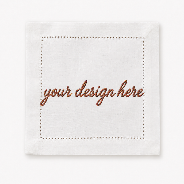 COMPLETELY CUSTOM LINEN COCKTAIL SET (SET OF 4)