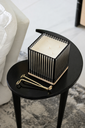 VERTICAL STRIPES JUMBO CANDLE SALE