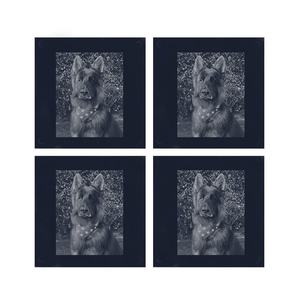 CUSTOM PET COASTERS (SET OF 4)