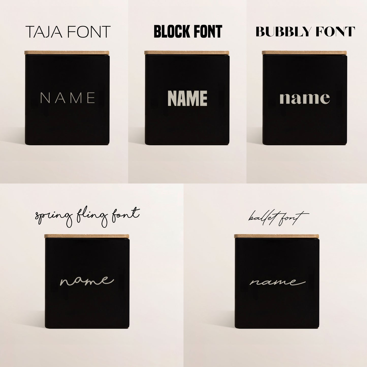 ENGRAVE YOUR NAME CANDLE