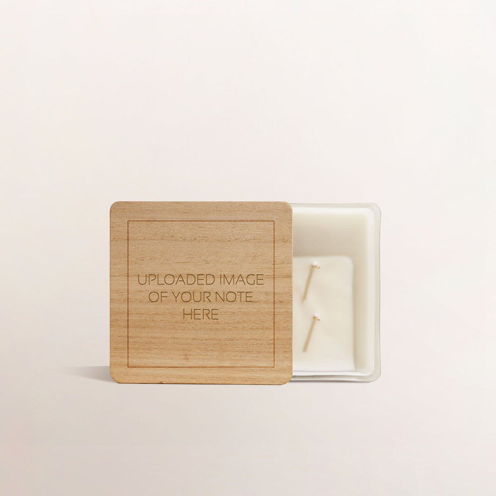 HANDWRITTEN NOTE CANDLE
