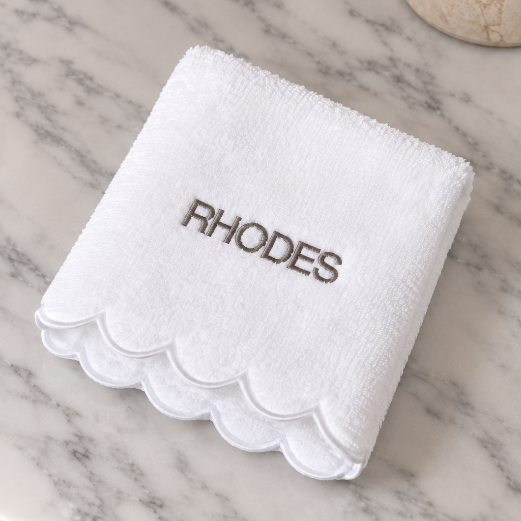 Embroidered Towels (Face, Hand + Bath)