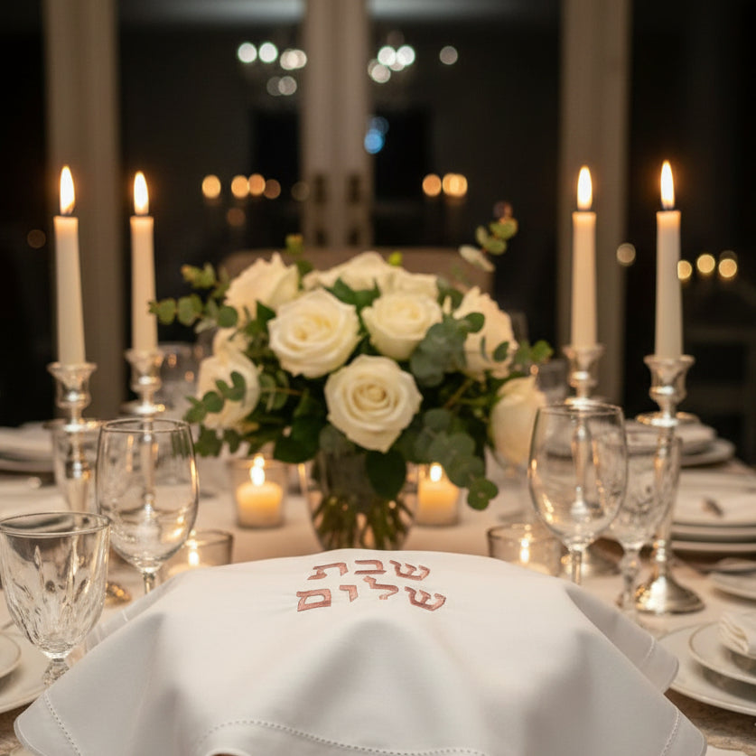 Shabbat Shalom Challah Cover