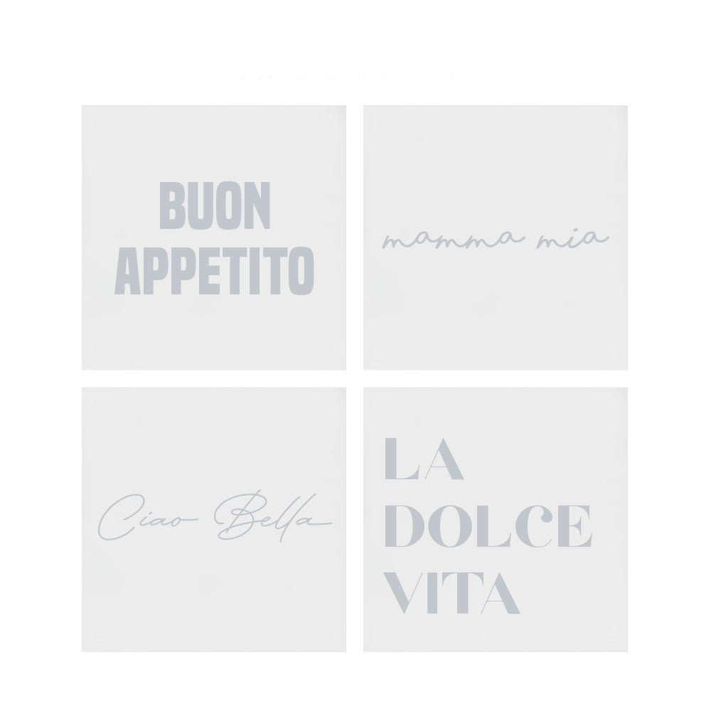 ITALIAN COASTERS (SET OF 4)