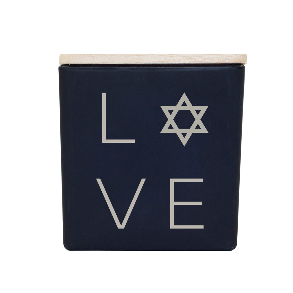 LOVE CANDLE (JEWISH STAR)