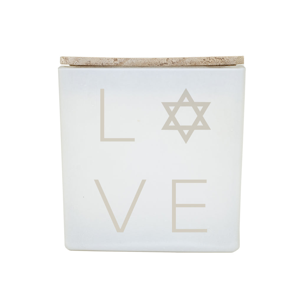 LOVE CANDLE (JEWISH STAR)