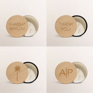 PERSONALIZED CYLINDER CANDLE