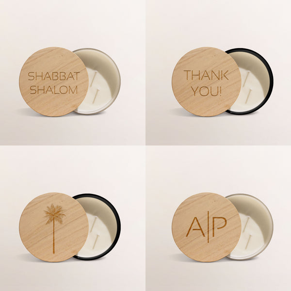 PERSONALIZED CYLINDER CANDLE