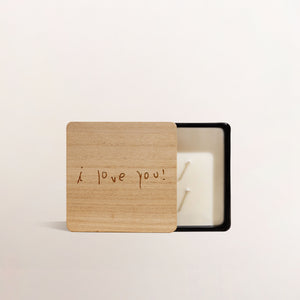 HANDWRITTEN NOTE CANDLE