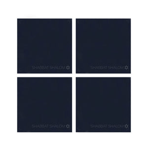 SHABBAT SHALOM COASTERS (SET OF 4)
