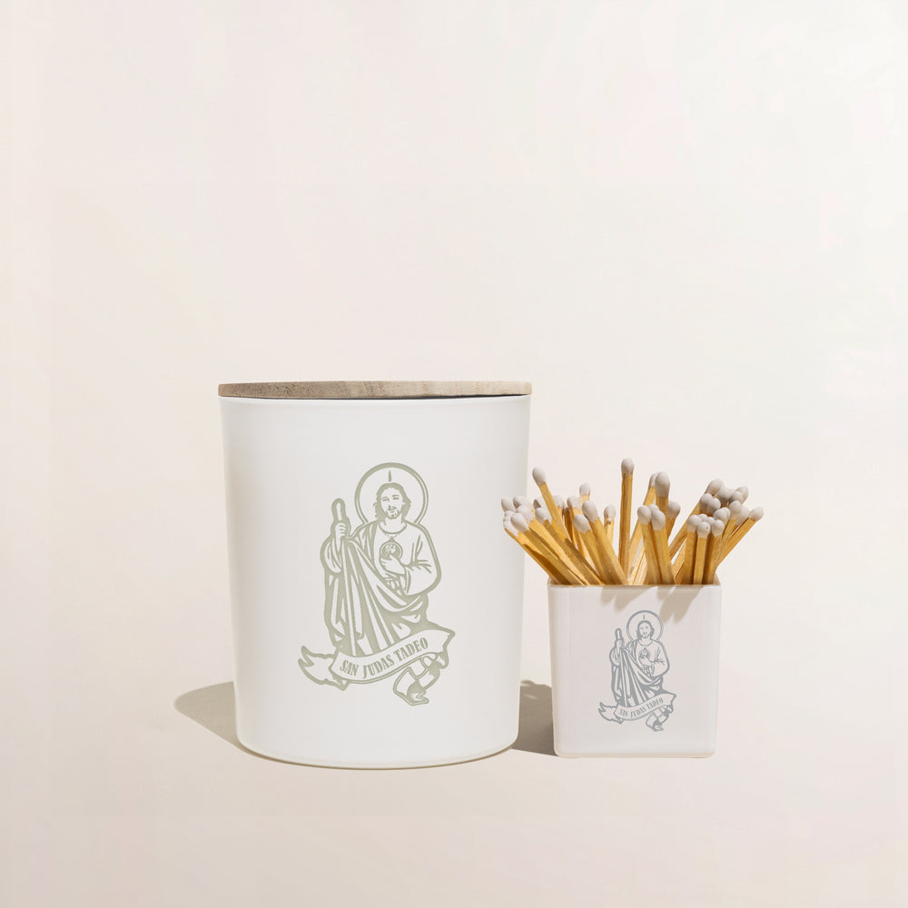 READY TO SHIP ST JUDE CANDLE