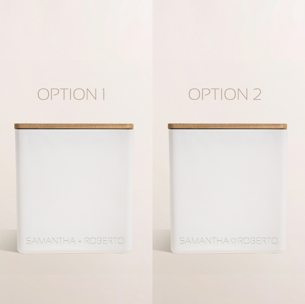 MODERN ENGAGEMENT CANDLE