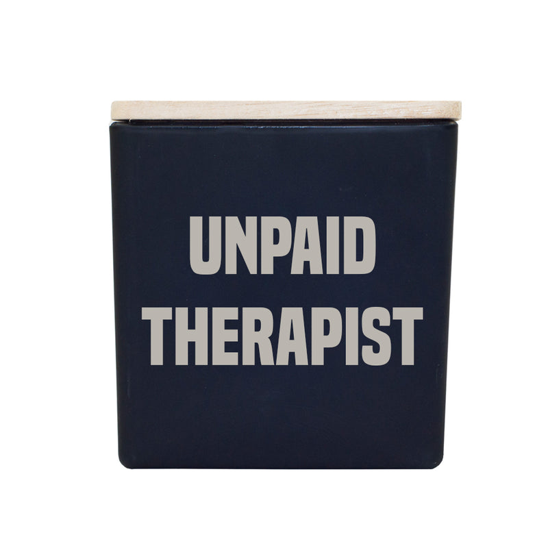 UNPAID THERAPIST CANDLE
