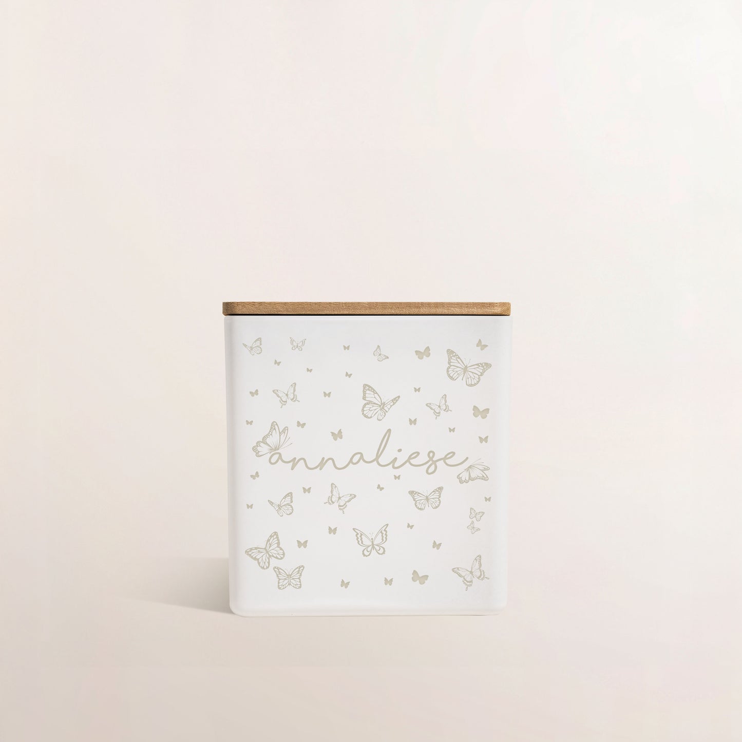 BUTTERFLY NAME CANDLE