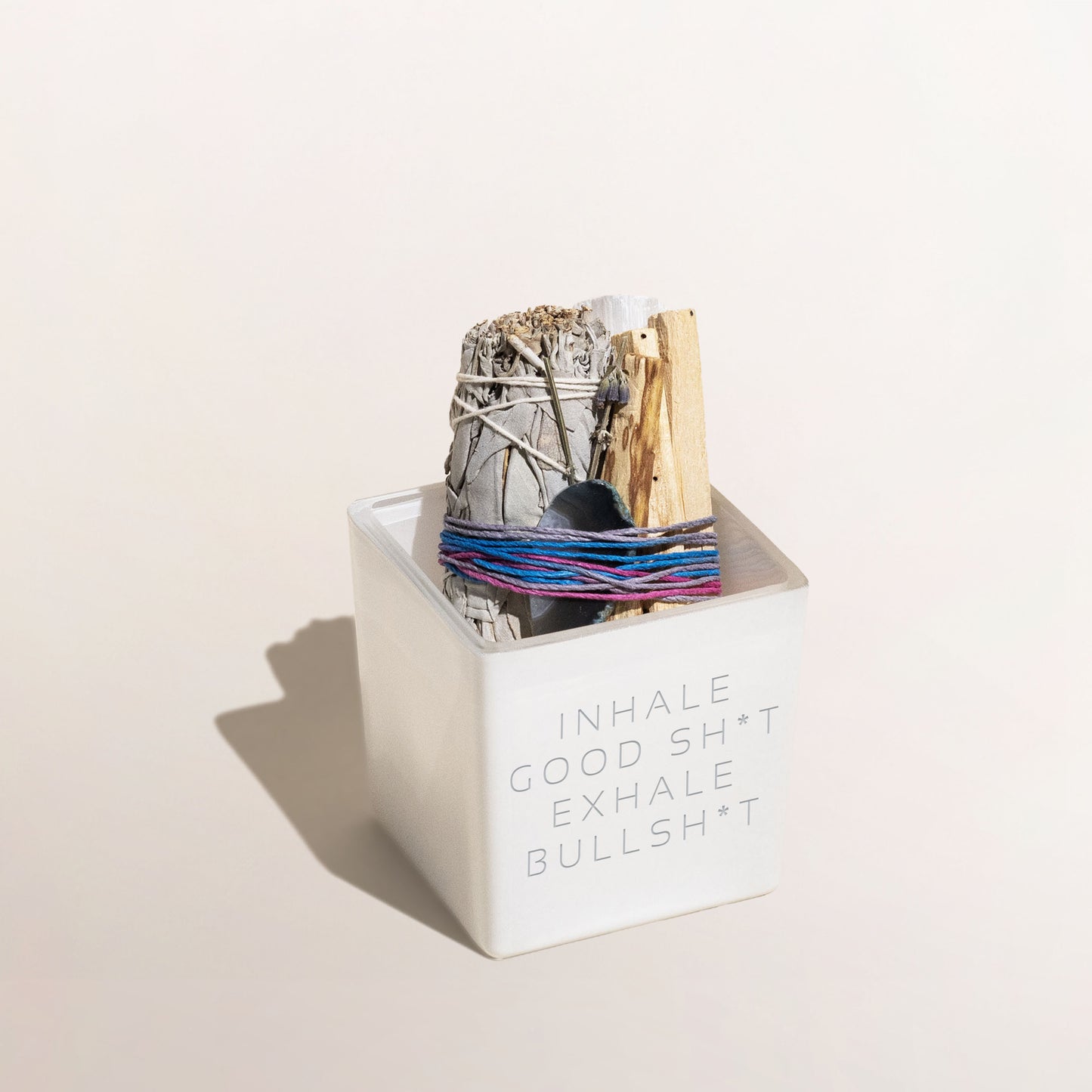 INHALE GOOD SHIT EXHALE BULLSHIT SMUDGE KIT