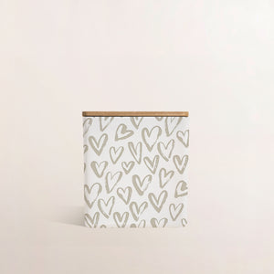 HEARTS PATTERN CANDLE