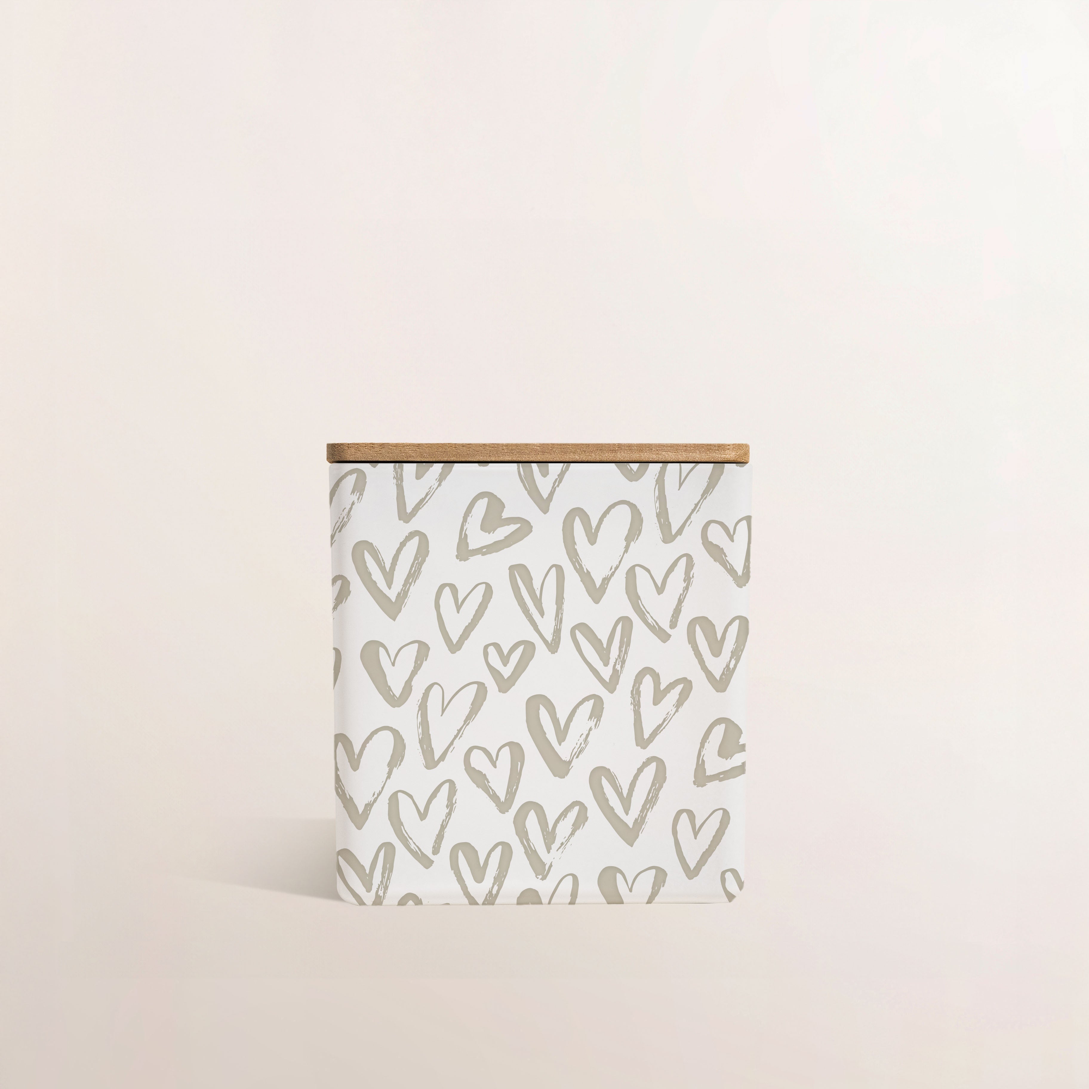 HEARTS PATTERN CANDLE