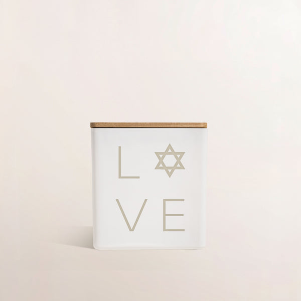 LOVE CANDLE (JEWISH STAR)