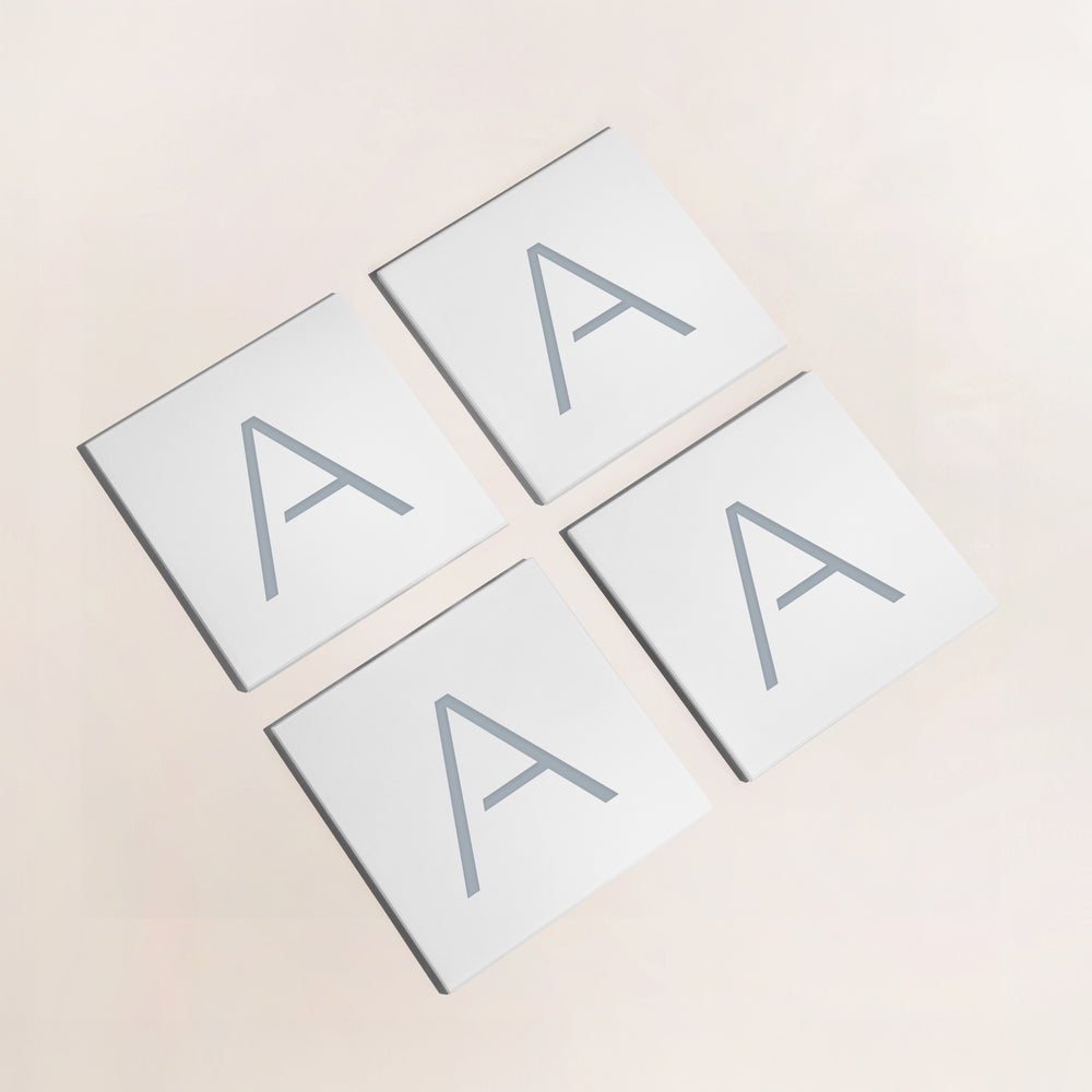 MONOGRAM COASTERS (SET OF 4)