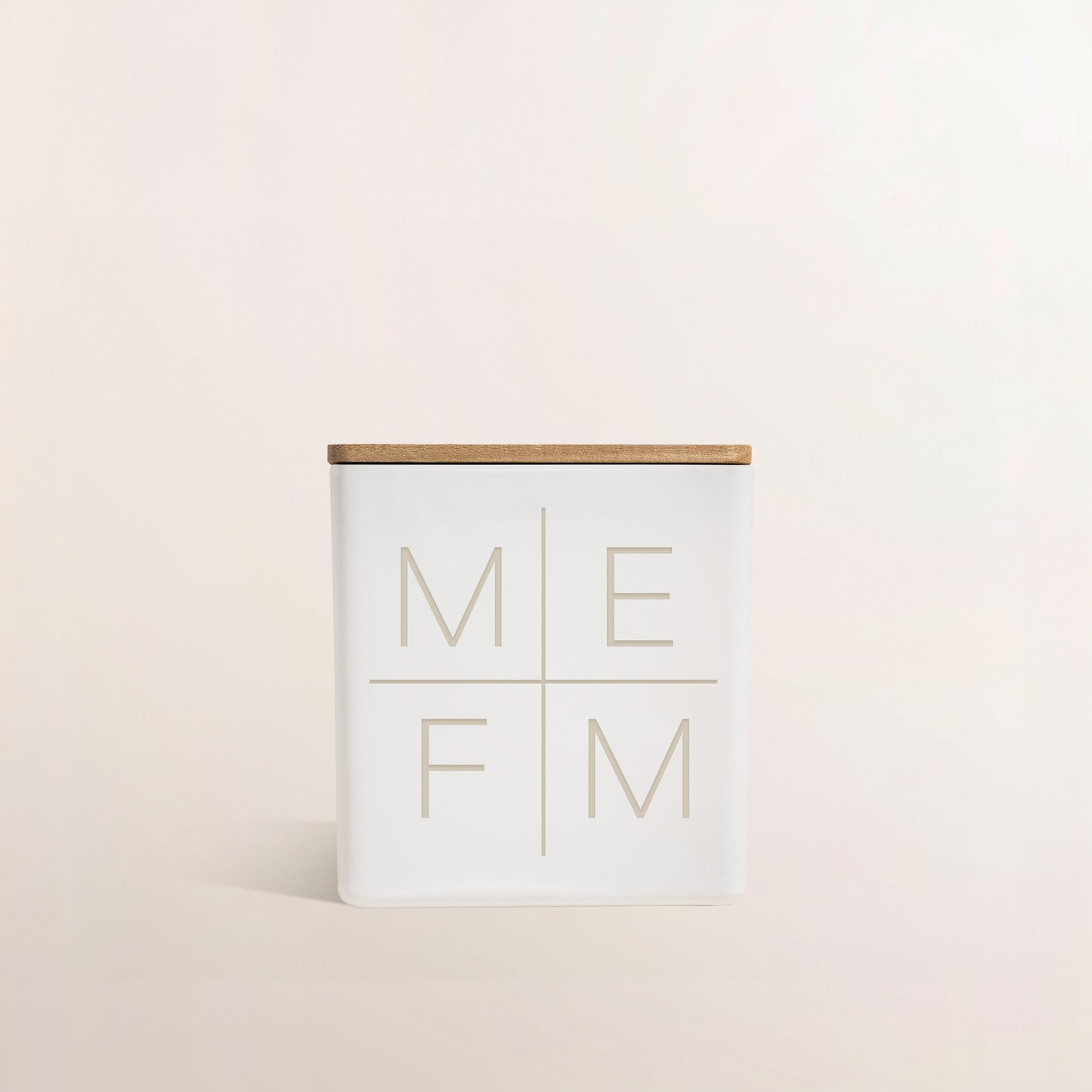 SQUARE MONOGRAM CANDLE