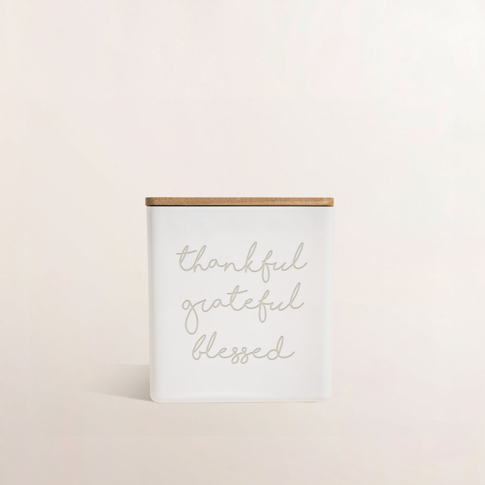 THANKFUL GRATEFUL BLESSED CANDLE