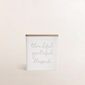 THANKFUL GRATEFUL BLESSED CANDLE