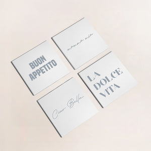 ITALIAN COASTERS (SET OF 4)