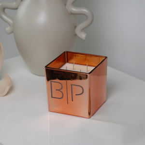 METALLIC ROSE GOLD CANDLE