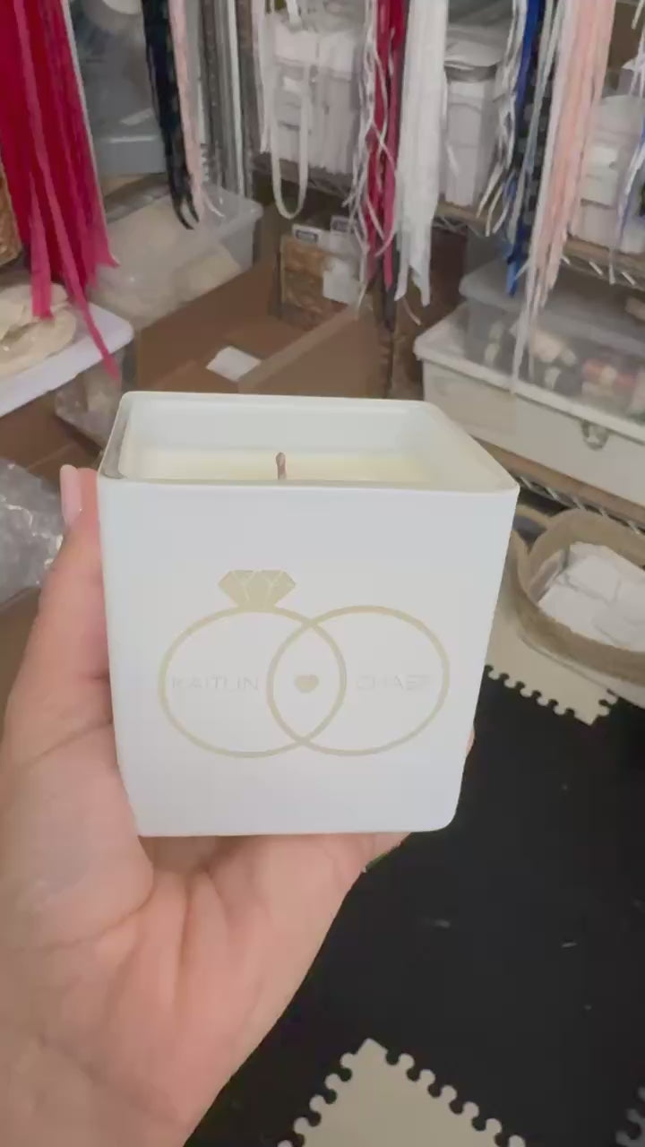 Engagement Candle