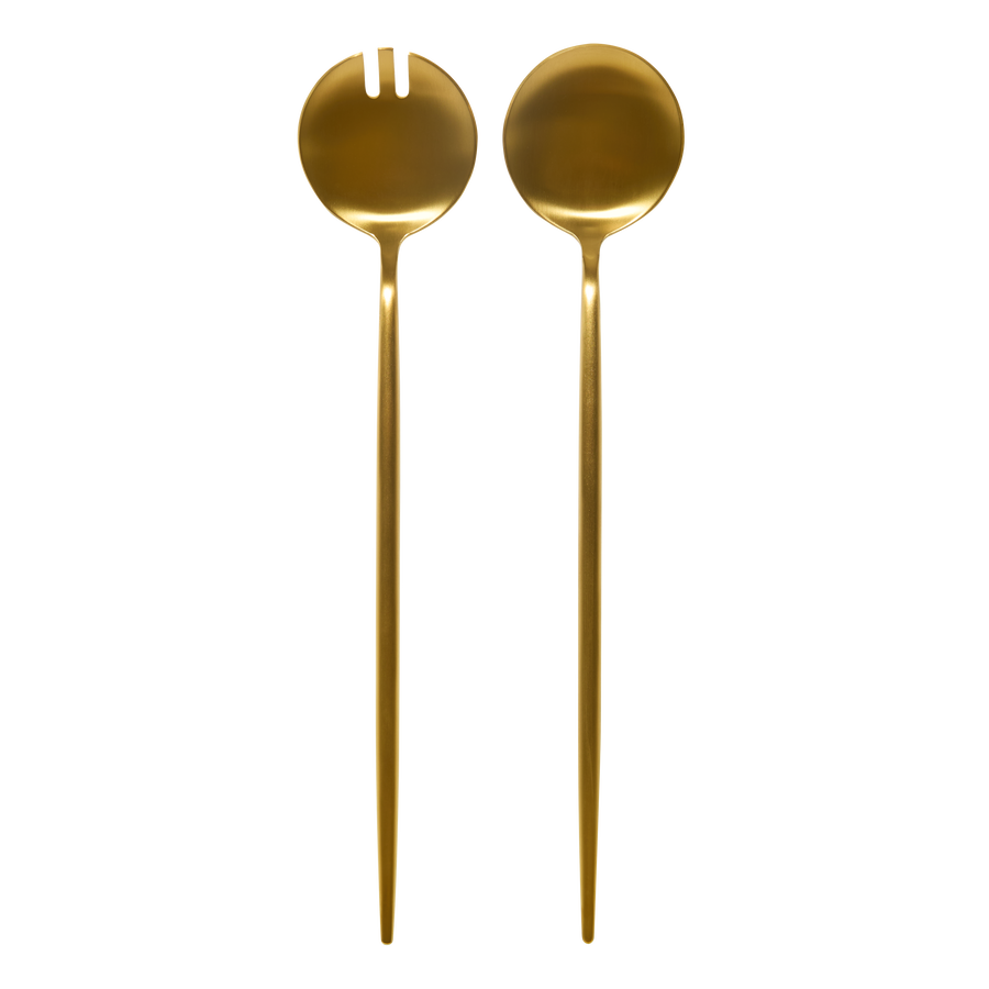 Gold Salad Servers