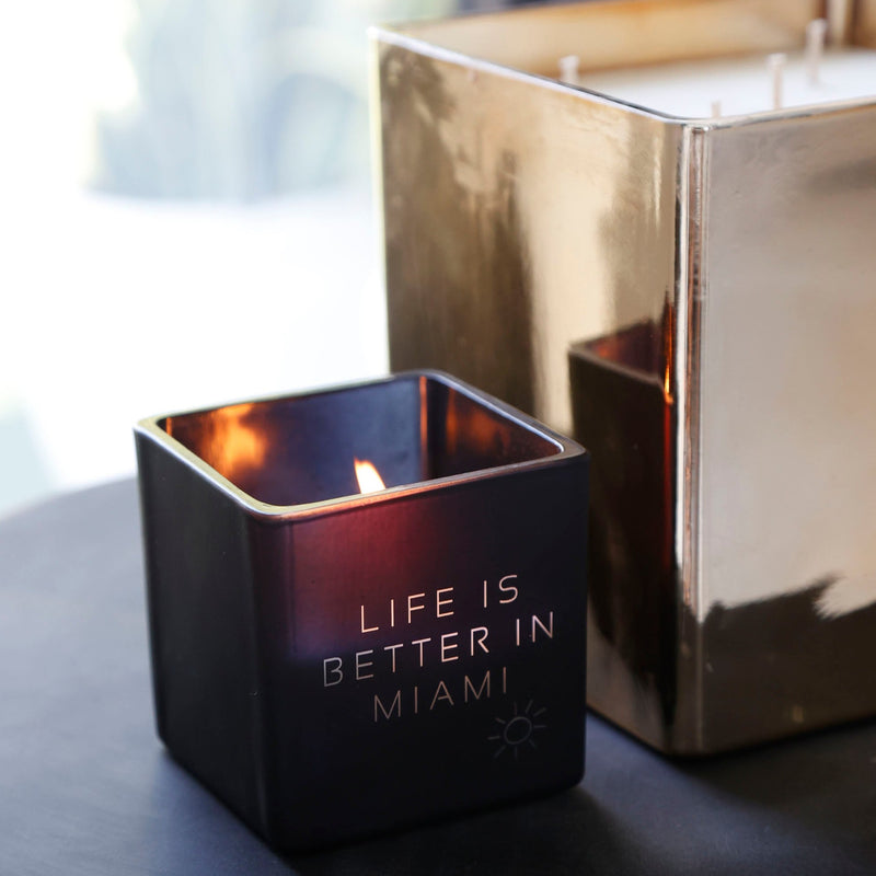 LIFE IS BETTER IN MIAMI CANDLE