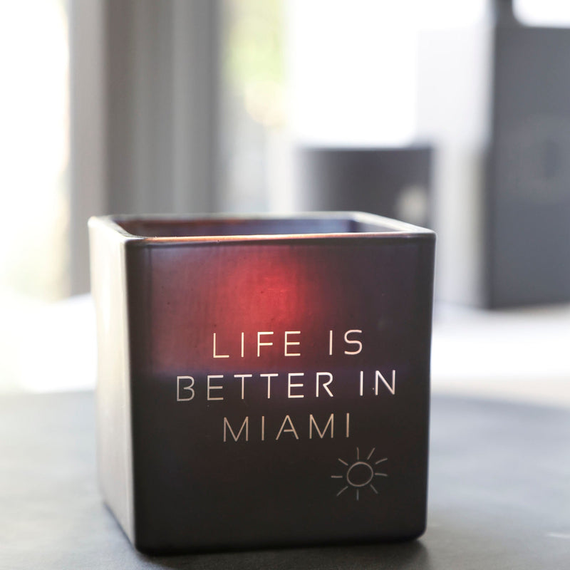 LIFE IS BETTER IN MIAMI CANDLE