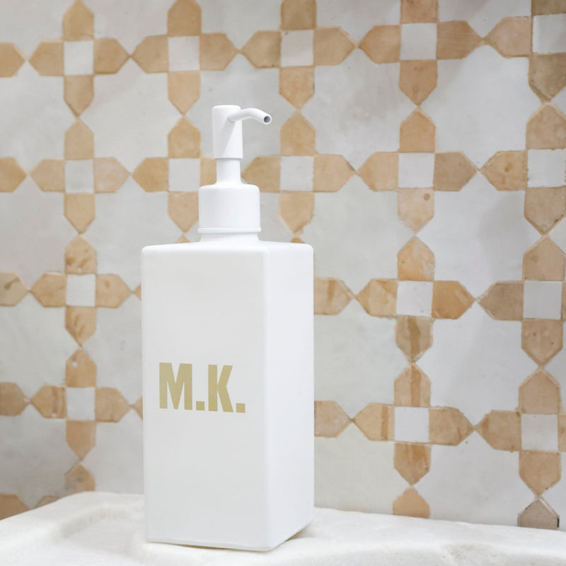 BLOCK MONOGRAM SOAP