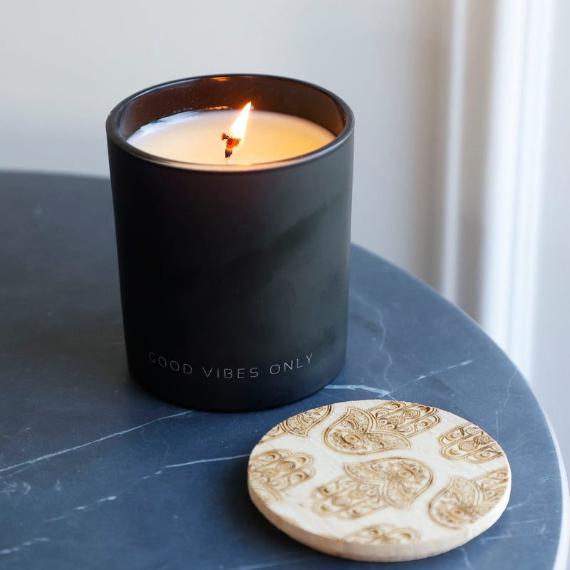 GOOD VIBES ONLY CYLINDER CANDLE