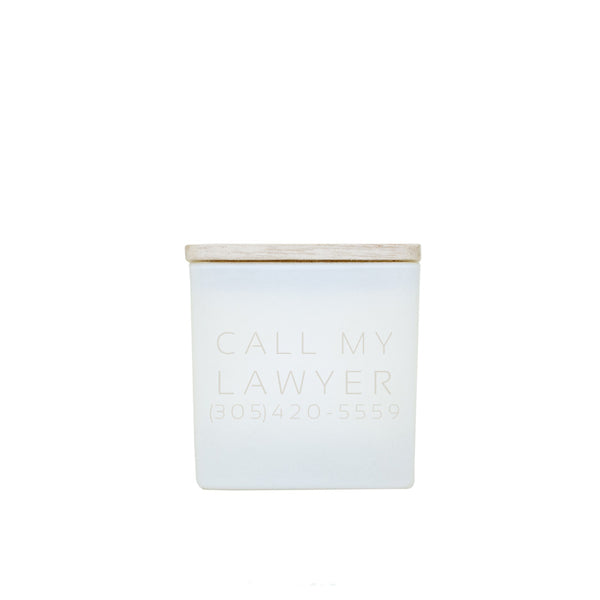 CALL MY LAWYER CANDLE