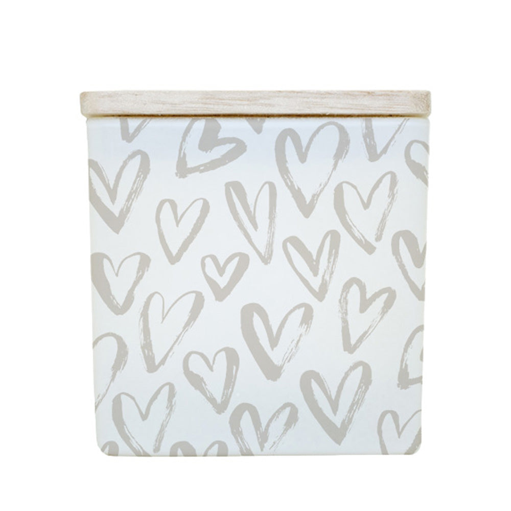 HEARTS PATTERN CANDLE