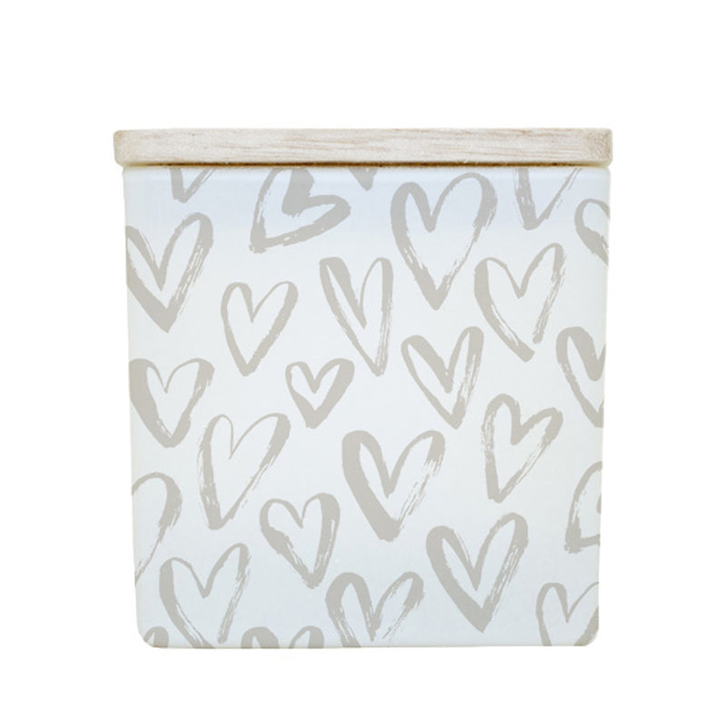 HEARTS PATTERN CANDLE