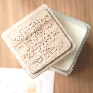 BUTTERFLY NAME CANDLE