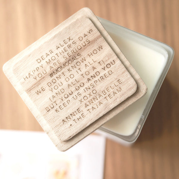 BUTTERFLY NAME CANDLE