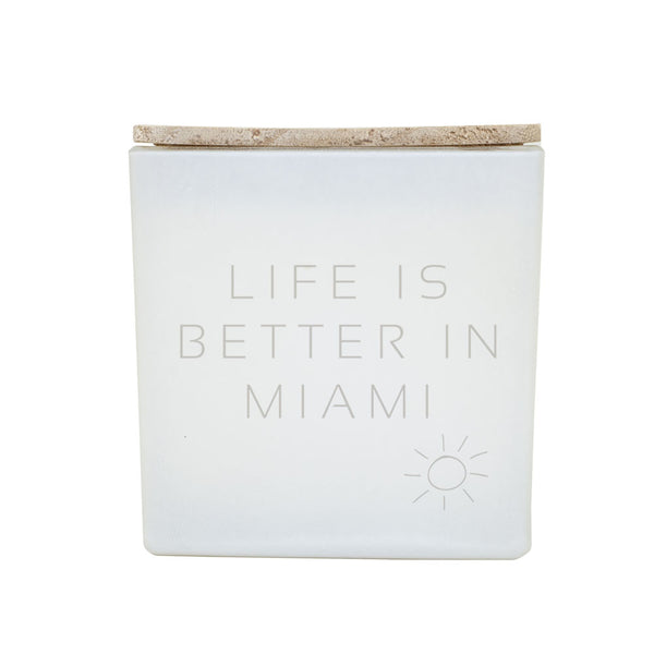LIFE IS BETTER IN MIAMI CANDLE