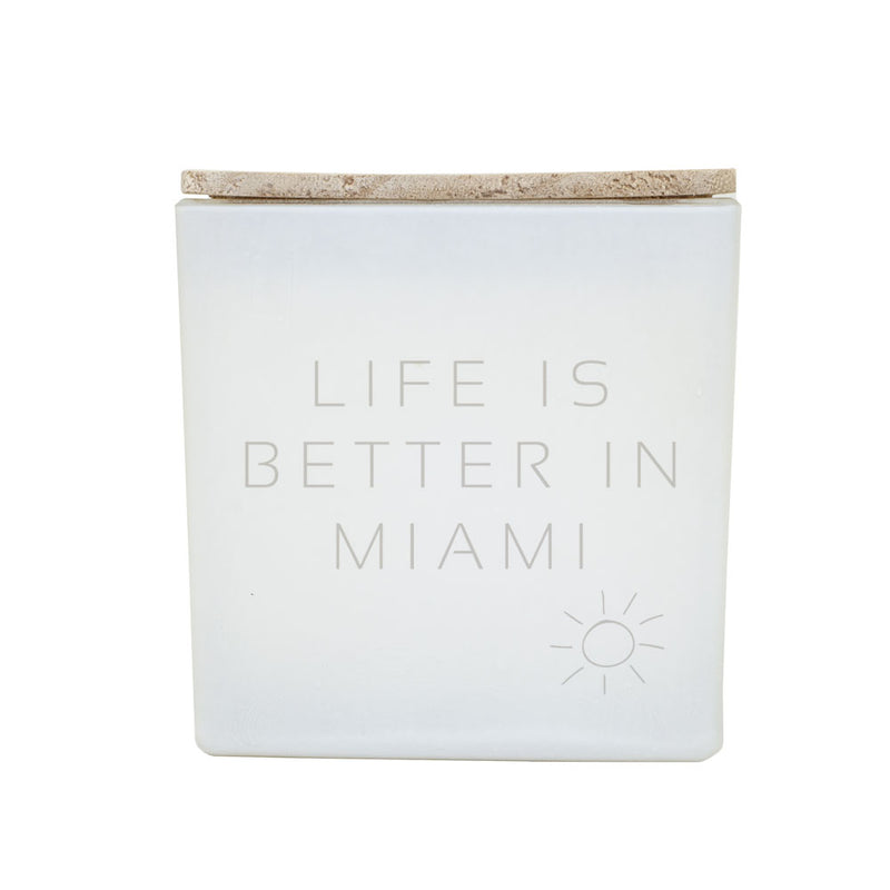 LIFE IS BETTER IN MIAMI CANDLE