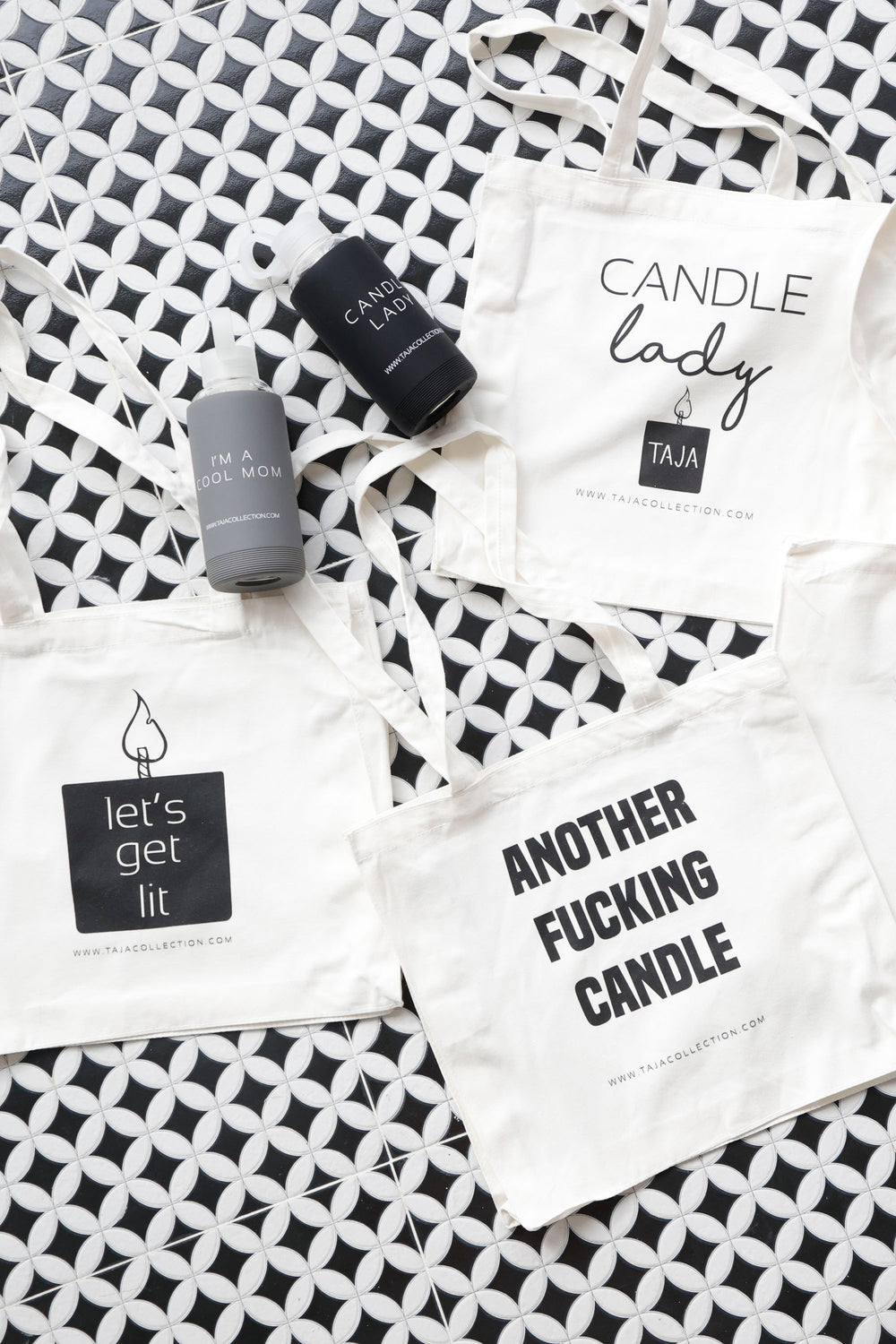 TAJA MERCH (TOTE + WATER BOTTLE)