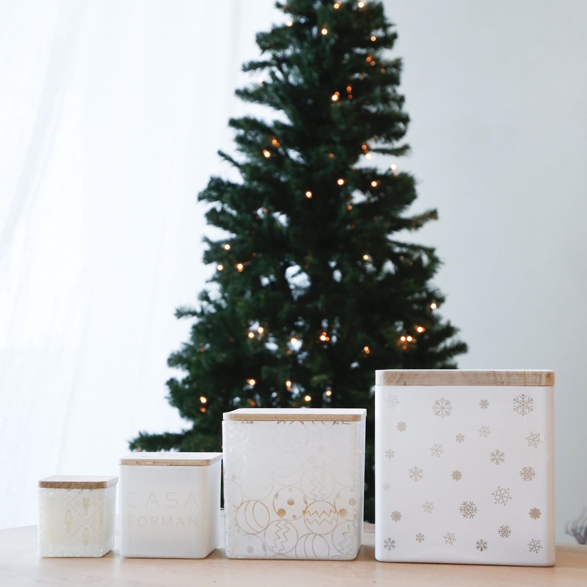 SNOWFLAKES CANDLE