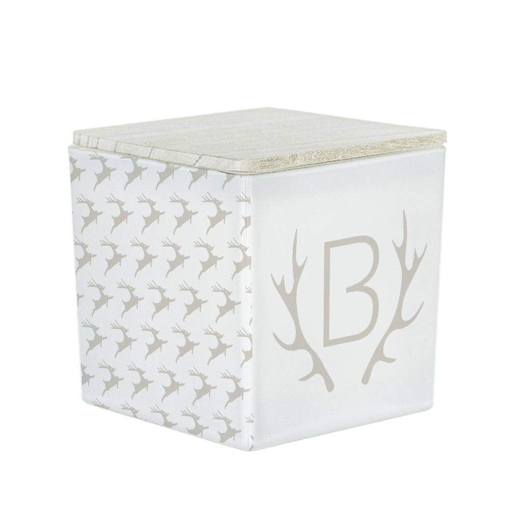 REINDEER MONOGRAM CANDLE