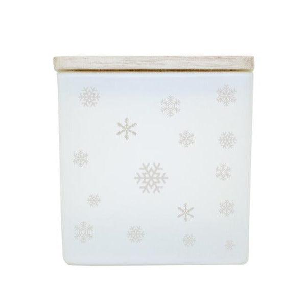 SNOWFLAKES NAME CANDLE