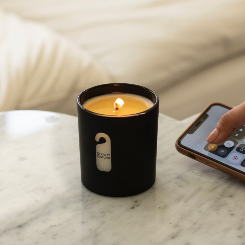 DO NOT DISTURB CYLINDER CANDLE