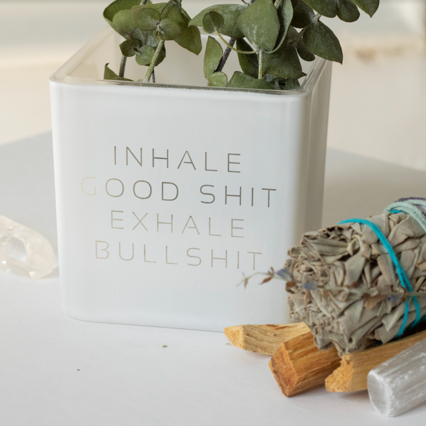 INHALE GOOD SHIT EXHALE BULLSHIT SMUDGE KIT