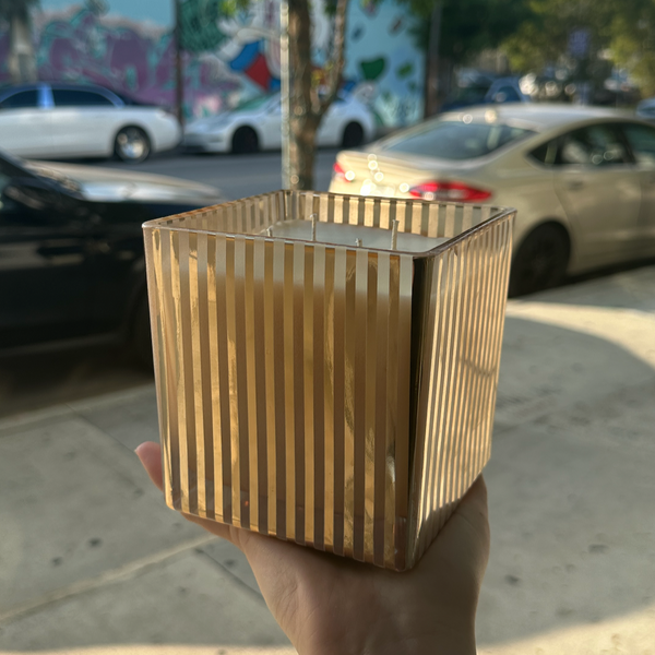 METALLIC GOLD CANDLE