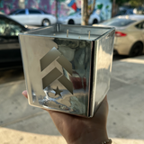 METALLIC SILVER CANDLE